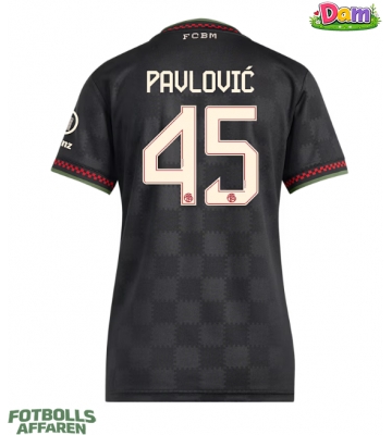 Bayern Munich Aleksandar Pavlovic #45 Tredje Tröja Kvinnor 2025-26 Kortärmad